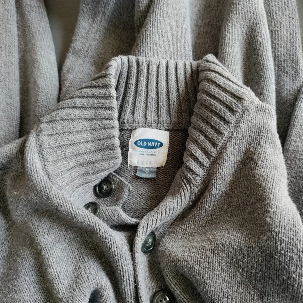 VTG Gap Sweater Men L 1/4 Button Fisherman Grandpa Outdoor Classic Western Dress